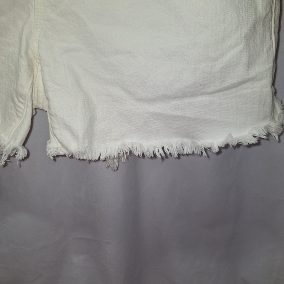 Parker Smith jean shorts raw hem size 8 - Picture 2 of 5